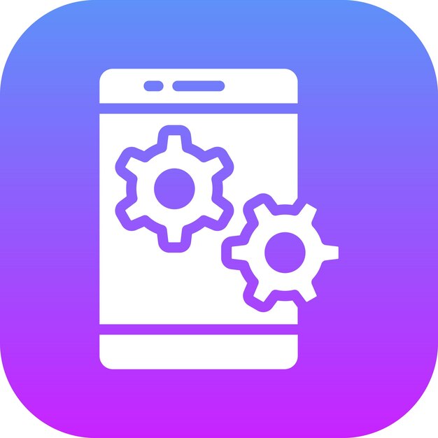 Mobile Configuration vector icoontje illustratie van OnGRCG Marketing icoonset