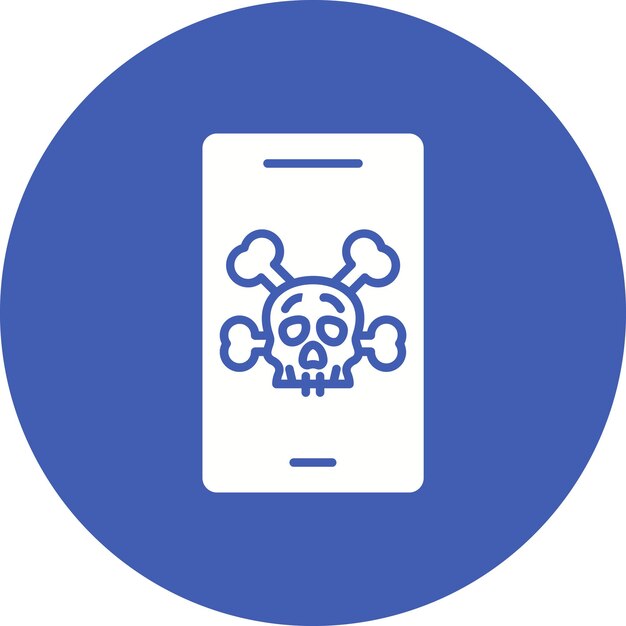 Mobile Hacked icon vector afbeelding Kan worden gebruikt voor netwerken en het delen van gegevens