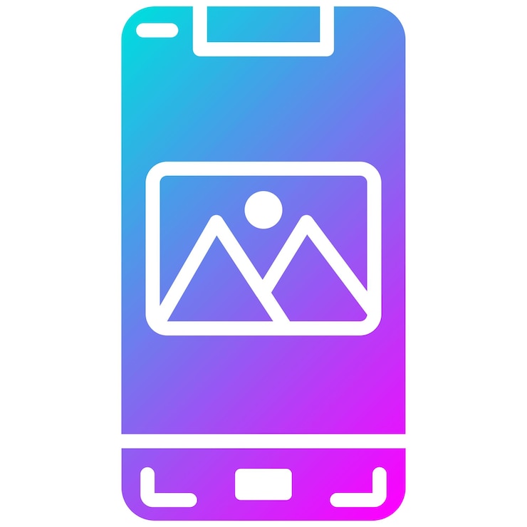 वेक्टर mobile image vector illustration style
