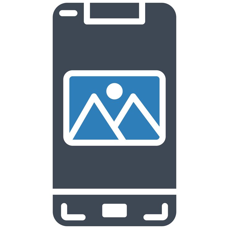 वेक्टर mobile image vector illustration style