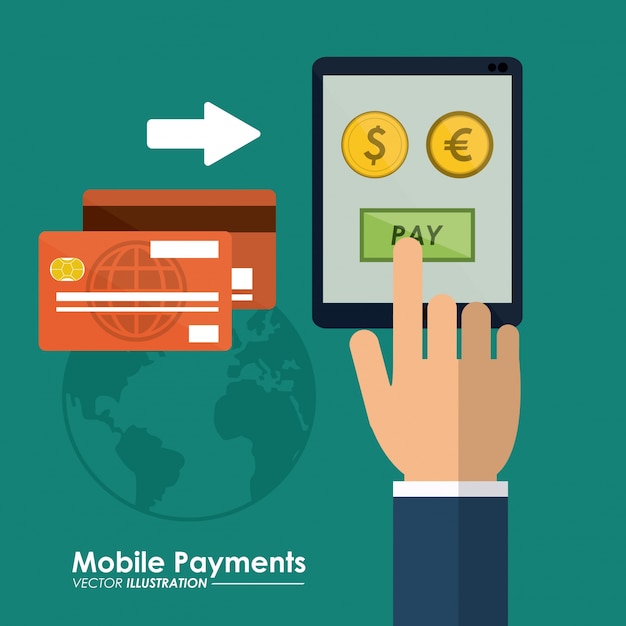 Vector mobile payment design