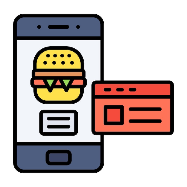 Mobile Payment Flat Illustration