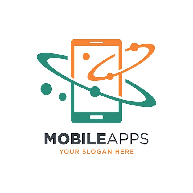 Vector mobile phone application icon design