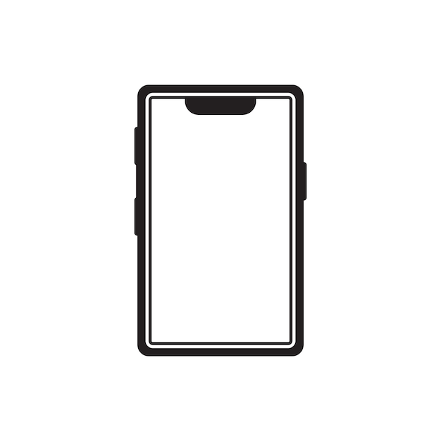 Vector mobile phone icon vector