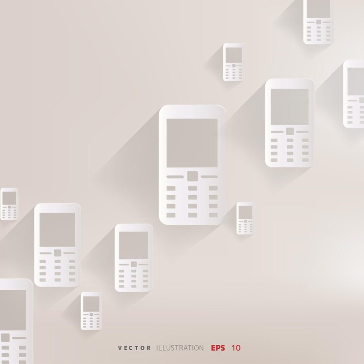 Vector mobile phone icon