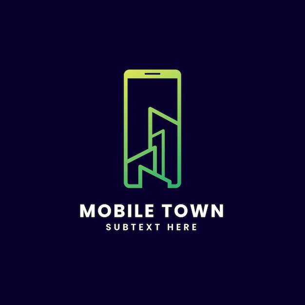 Mobile phone logo template