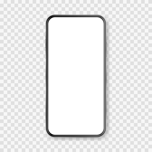 Vector mobile phone vector mockup blank smartphone