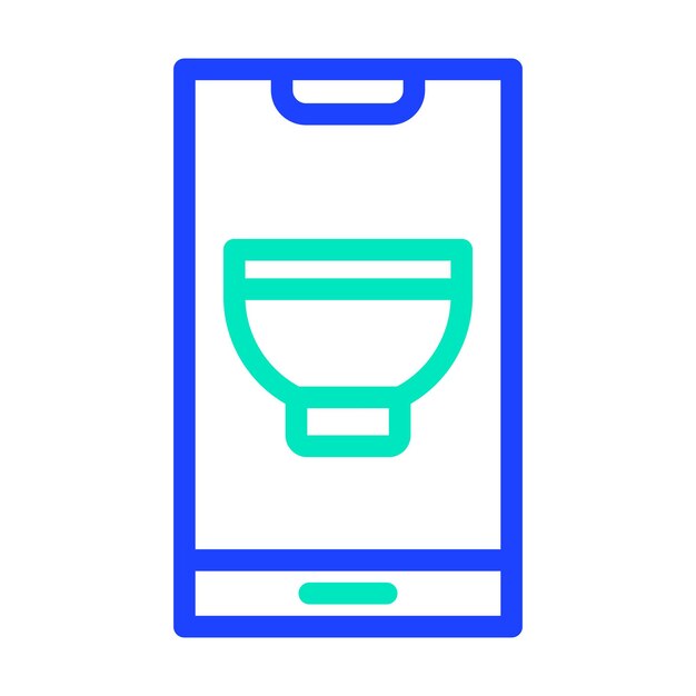 Mobile Recipe Vector Icon Design Illustratie