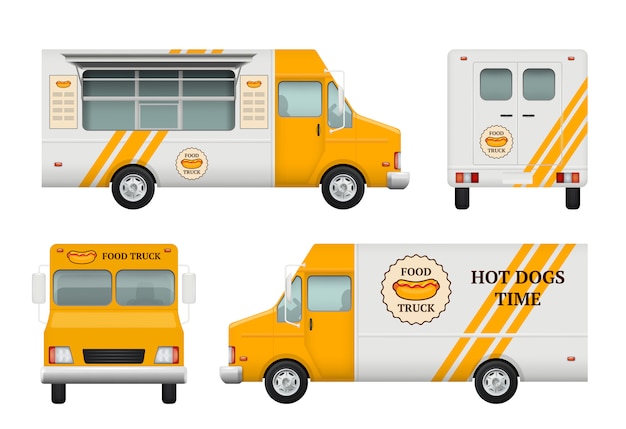 Mobile restaurant set