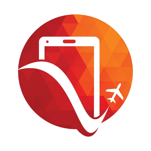 Vettore modello di design del logo di viaggio mobile travel go logo template design vector