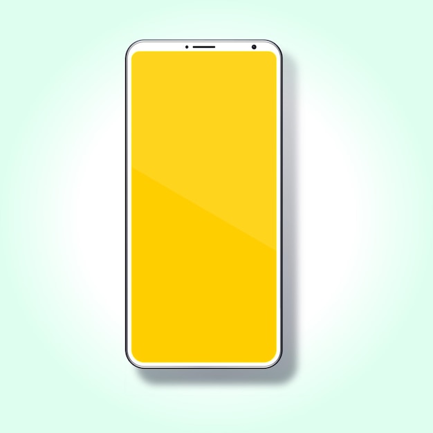 Vector mobile vector mockup