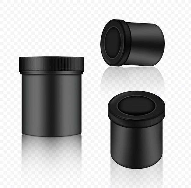 Макет Реалистичный Jar Упаковочный продукт