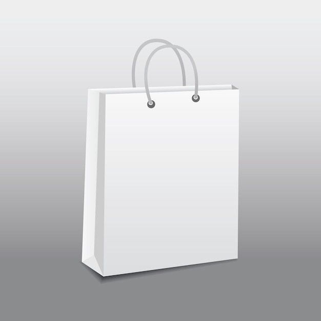 Mock-up van een lege winkeltas