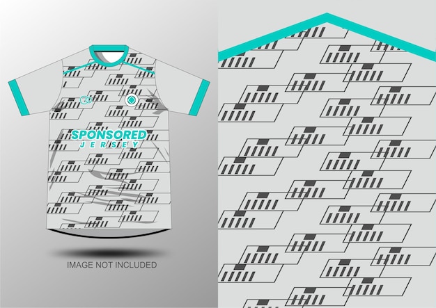 Mockup-achtergrond voor sporttrui tosca grijze patroontechnologie