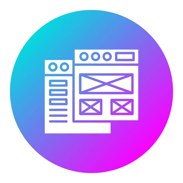 mockup design vector icon can be used for coding and development iconset