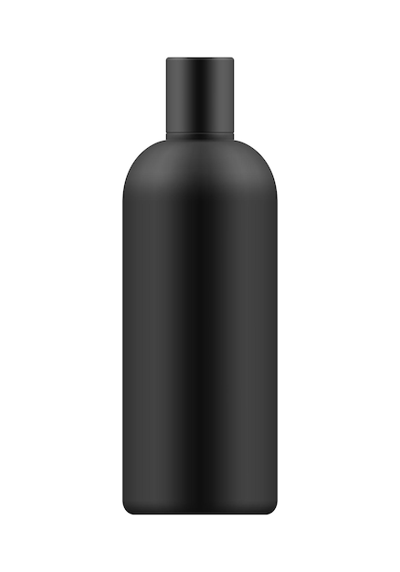 Bottiglia di plastica mockup per shampoo