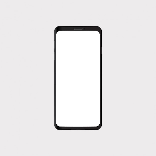 Vector mockup sjabloon voor smartphone