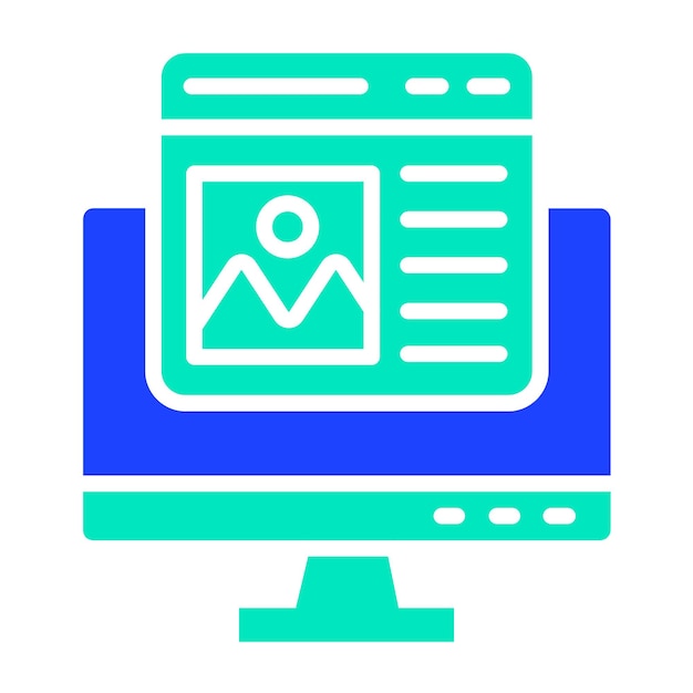 Mockup Vector Icon Design Illustratie