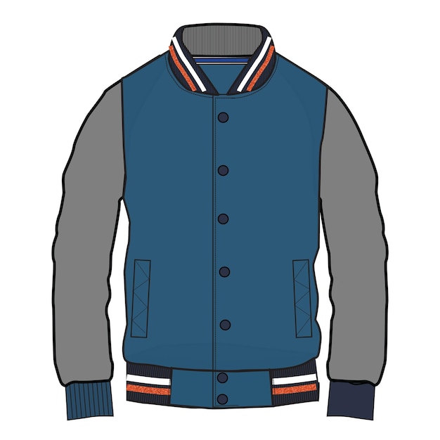 Mode illustratie, CAD, technische tekening, vector geïsoleerde sjabloon illustratie.