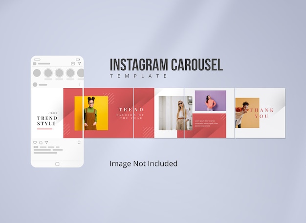 Mode instagram-carrouselsjabloon