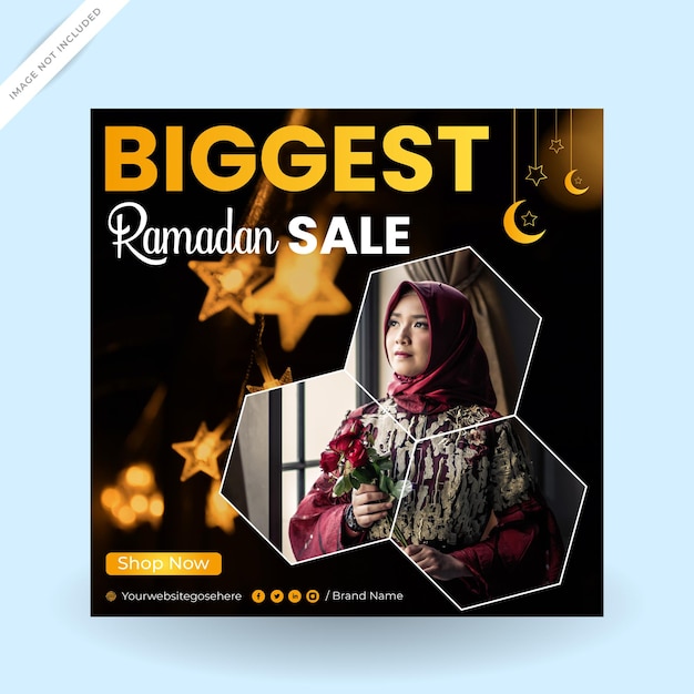 Mode Ramadan social media post ontwerpsjabloon