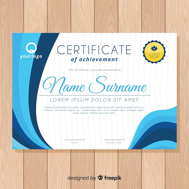 Model van het certificaat