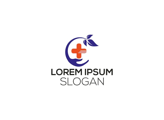 Model voor het ontwerp van het logo van een medische apotheek