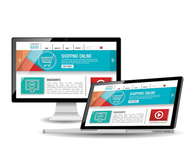 model website op apparaat elektronisch