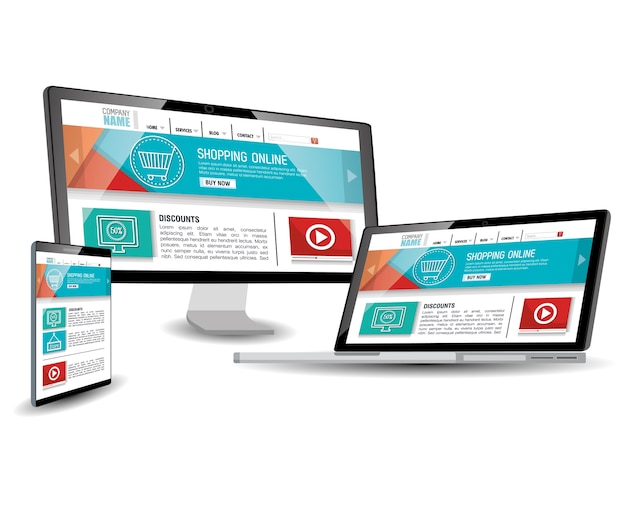 model website op apparaat elektronisch