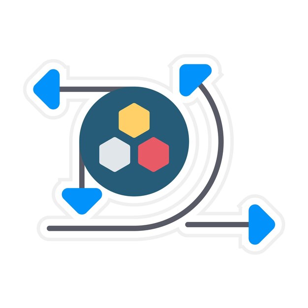 Modeling API vector icoon Kan worden gebruikt voor Data Analytics iconset