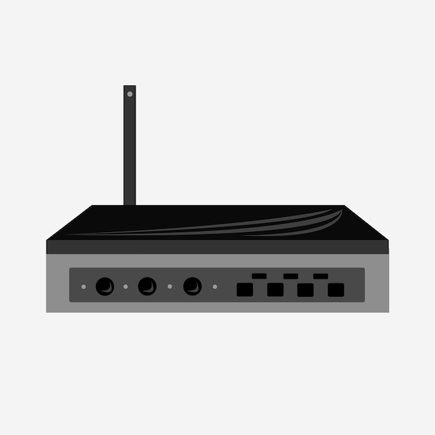 Modem vector illustration