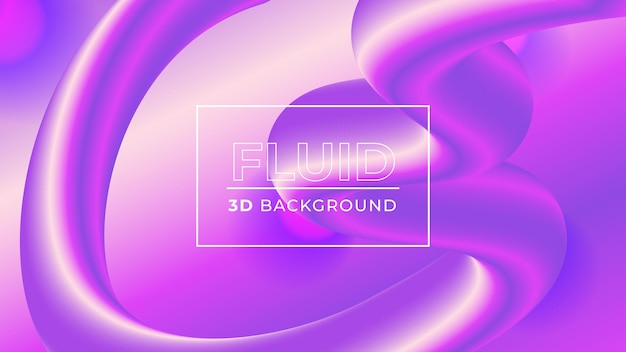 Modern 3D Fluid Style Background
