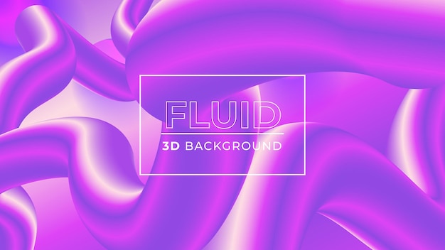 Modern 3D Fluid Style Background