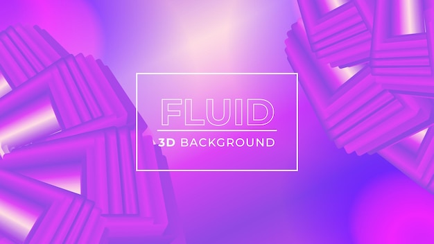 Vector modern 3d fluid style background