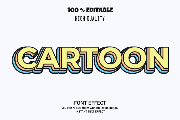 Modern 3d text effect, editable font effect