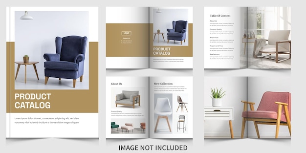 modern a4 product catalog design template minimalist brochure template with modern concept and minim