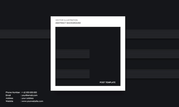 Современный абстрактный фон черный доп и линии с концепцией шаблона сообщения