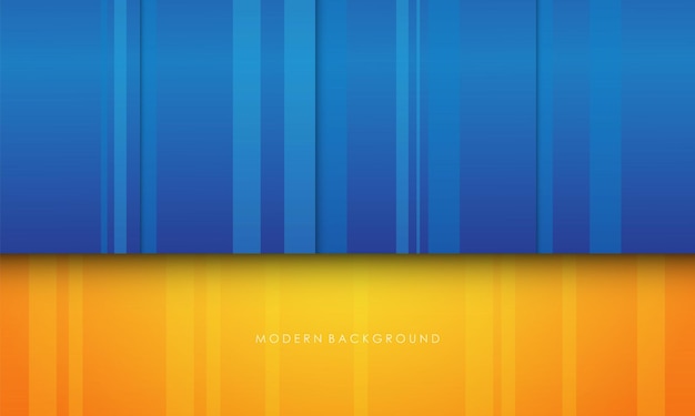 Modern abstract background blue and yellow color