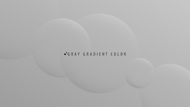 Modern Abstract Background Circle Round and White Gray Gradient Color