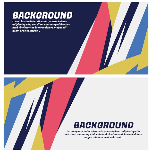 Modern abstract background cover set. Colorful geometric background  vector illustration.