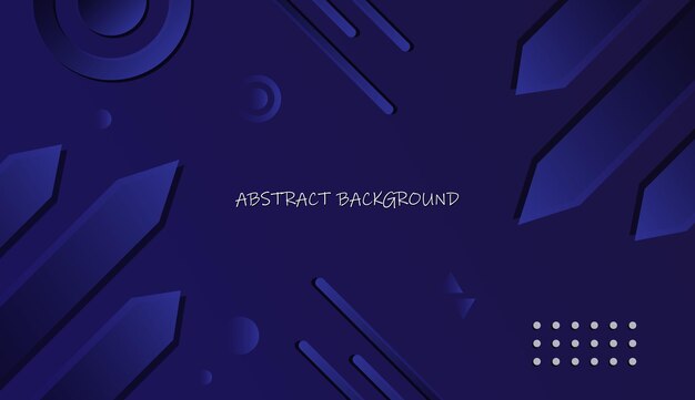 Modern abstract background in dynamic dark blue color