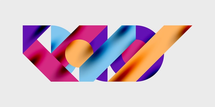 Vector modern abstract background featuring circles lines and triangles in a dynamic geometric composition perfect for stylish tech or creativethemed designs