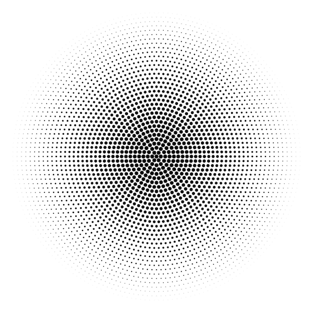 Modern Abstract Background Retro Halftone and Black White Color