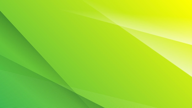 Modern Abstract Background Triangle Lines Motion and Green Yellow Gradient Color