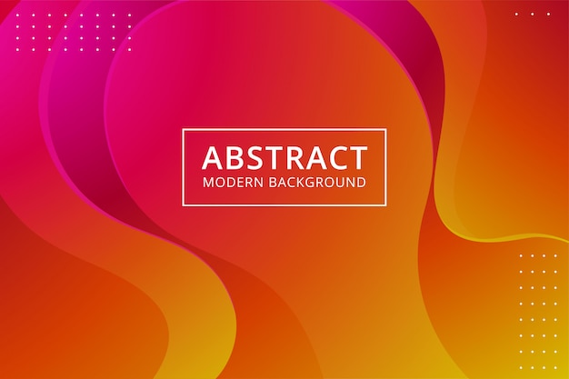 Modern abstract background wallpaper in vibrant pink orange yellow color