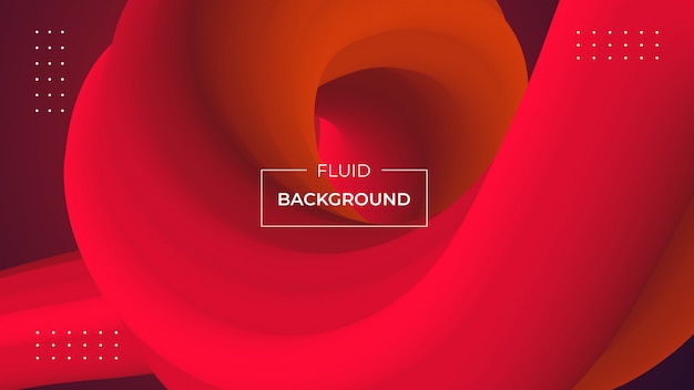 Vector modern abstract background with 3d fluid shapes