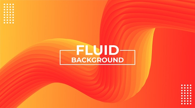 Modern abstract background with 3d fluid shapes