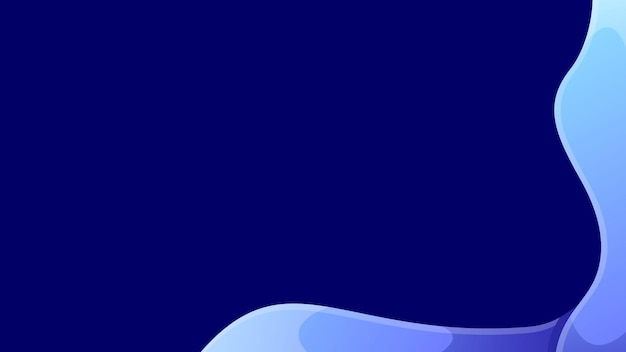 Vector modern abstract background with blue gradient color