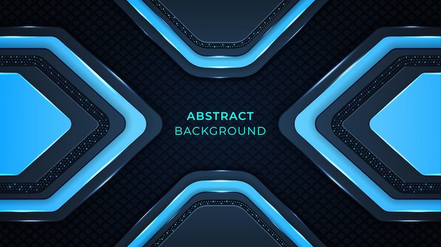 Premium Vector | Modern abstract background with cyan color shapes ...