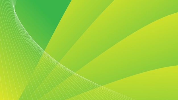 Modern abstract background with fluid liquid motion elements and bright yellow green gradient color